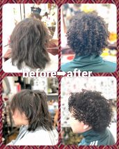 いつものパーマに“ひとねじり”加えるだけで、 一気に印象が変わるのがツイストスパイラル。