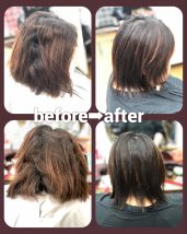 ほんのり丸みを残す仕上がり。」 「昔の縮毛のような“まっすぐすぎる髪”にはなりません」