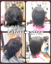 まっすぐすぎない、やわらかいナチュラルストレートに仕上げます。 (宇都宮縮毛矯正)