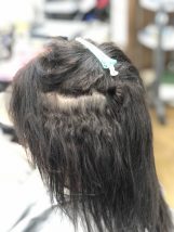 年齢とともにクセが強くなった、ハイトーン・ブリーチ毛 他店で断られたハイダメージ毛酸性縮毛矯正