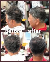 男性特有の髪質や生えグセを見極めながら、自然な仕上がりの縮毛矯正をご提案しています。